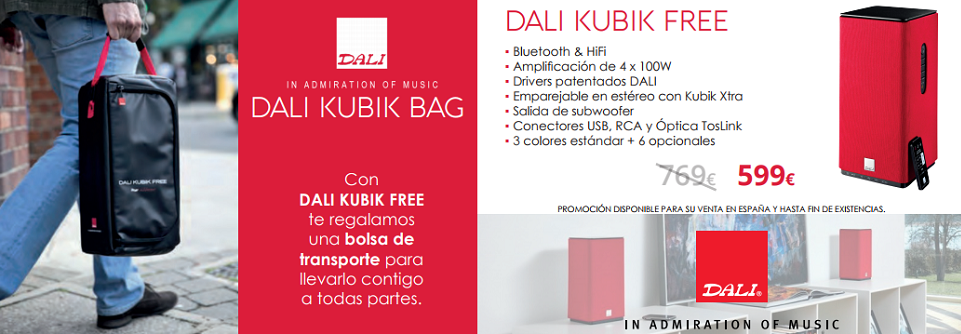 PROMOCION DALI KUBIK FREE+KUBIK BAG